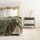 Humla Side Table With Storage - Black Oak - Side Tables Tolv Loom Collection Dubai