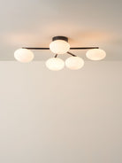 Imperial - 5 Light Black And Opal Flush