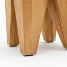 Iniko Stool - Natural - Side Tables Loom Collection Loom Collection Dubai