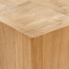 Iniko Stool - Natural - Side Tables Loom Collection Loom Collection Dubai