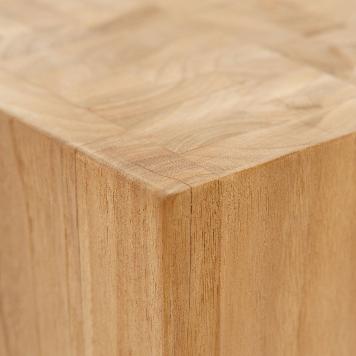 Iniko Stool - Natural - Side Tables Loom Collection Loom Collection Dubai