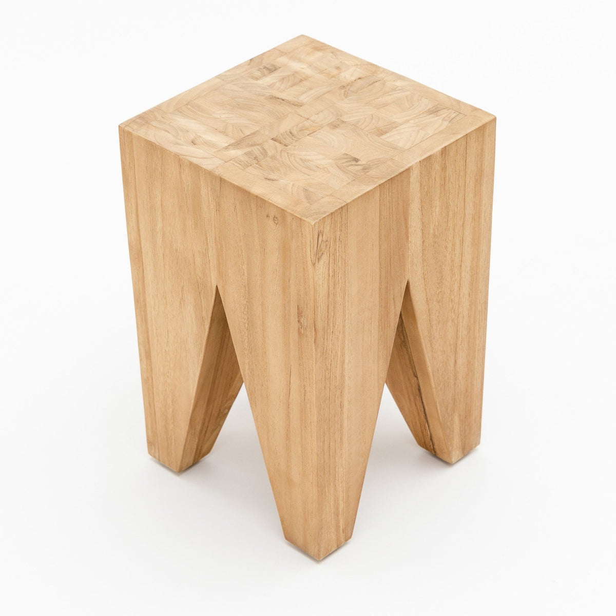 Iniko Stool - Natural - Side Tables Loom Collection Loom Collection Dubai