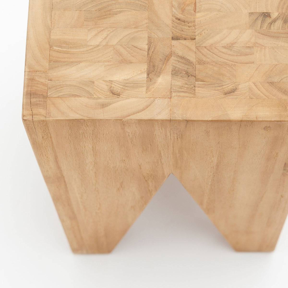 Iniko Stool - Natural - Side Tables Loom Collection Loom Collection Dubai