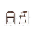 Inlay Chair - Espresso Oak & Montana Anvil