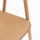 Inlay Chair - Light Oak & Pecan Leather