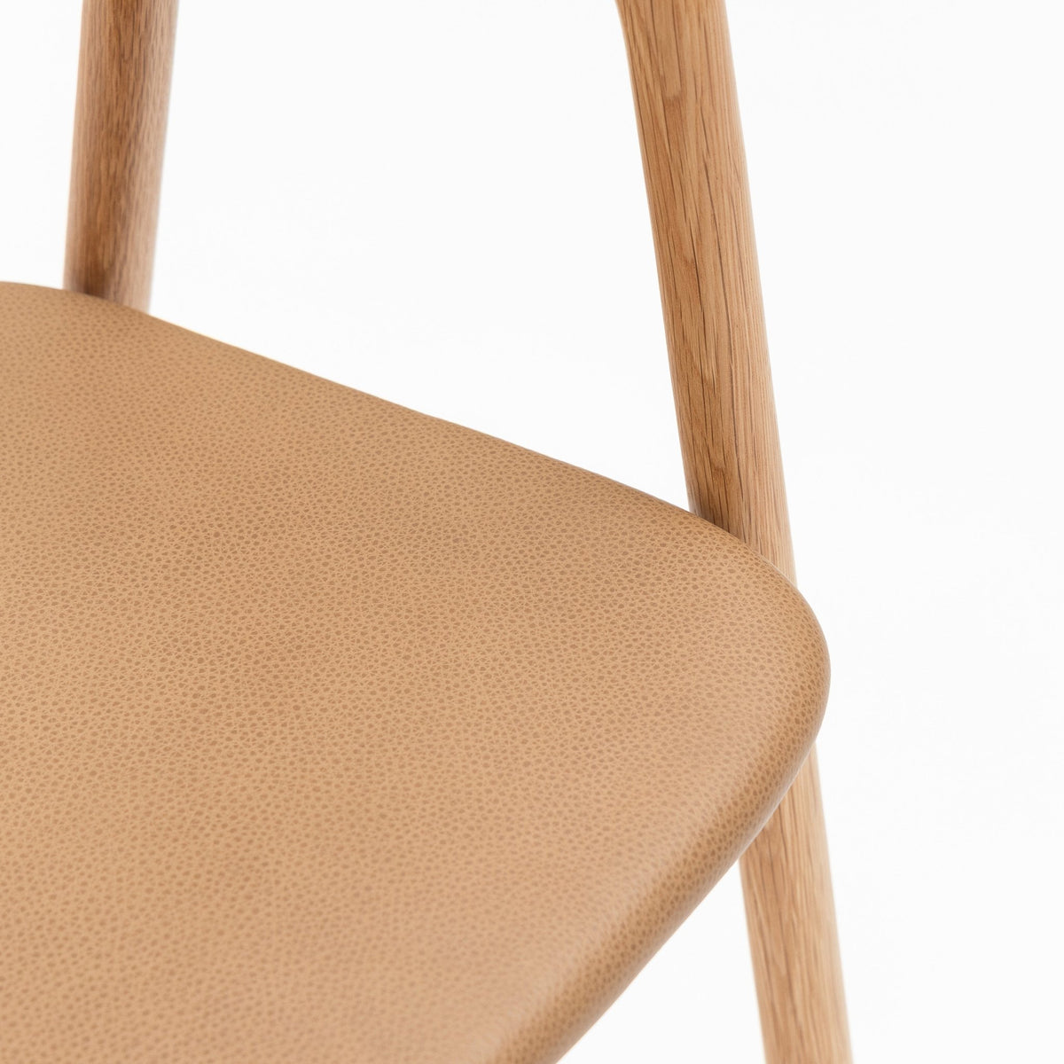 Inlay Chair - Light Oak & Pecan Leather