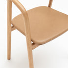 Inlay Chair - Light Oak & Pecan Leather