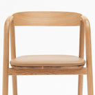Inlay Chair - Light Oak & Pecan Leather