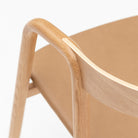 Inlay Chair - Light Oak & Pecan Leather