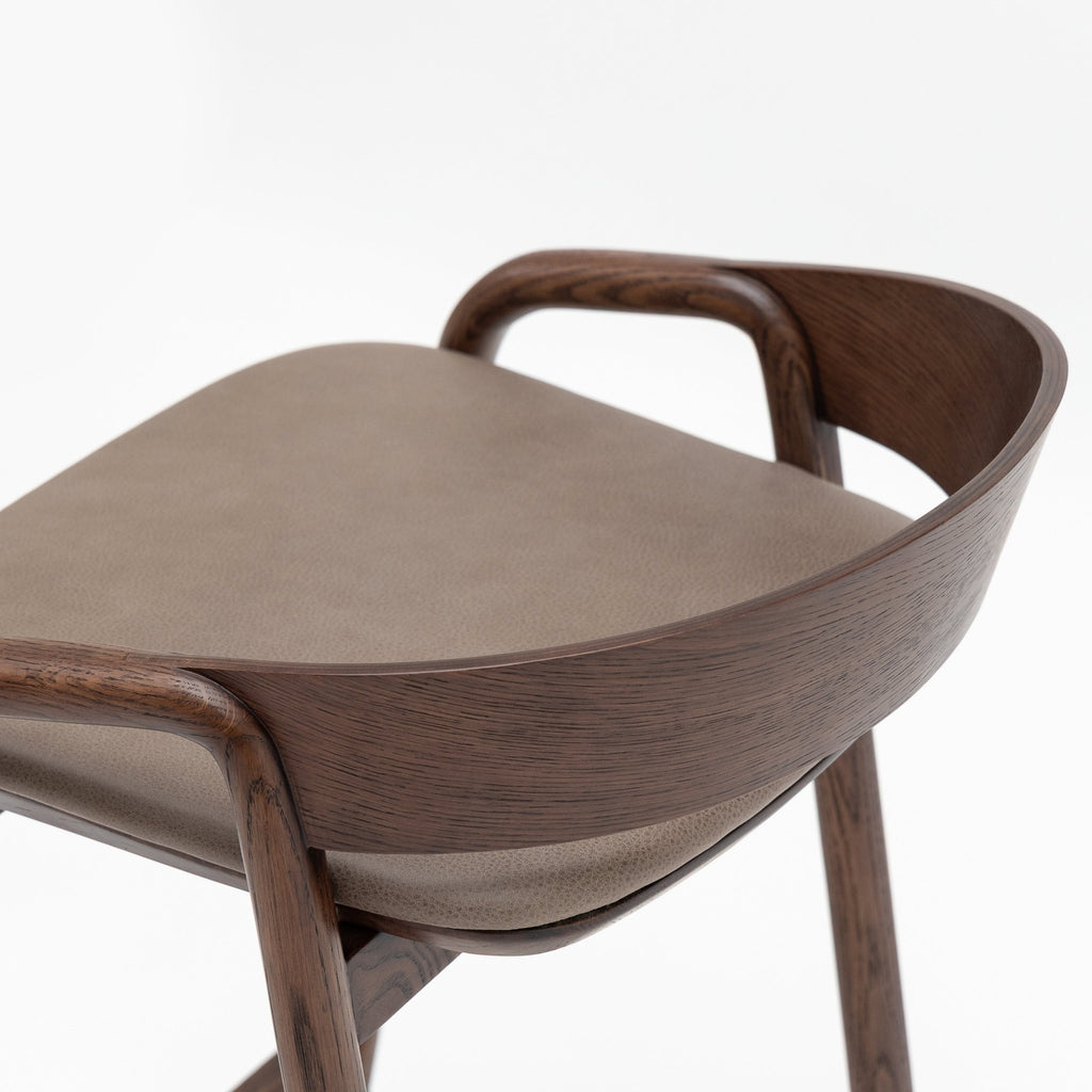 Inlay Counter Chair - Espresso Oak & Montana Anvil