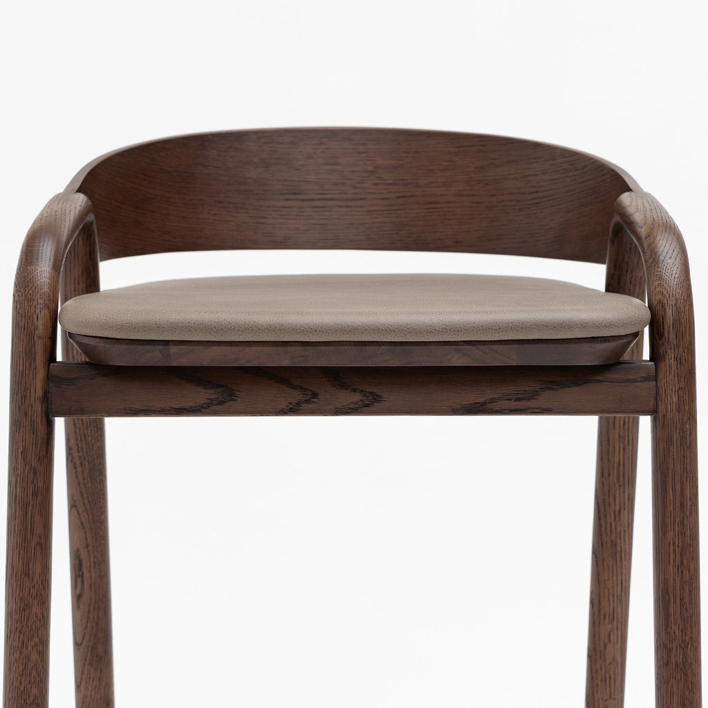 Inlay Counter Chair - Espresso Oak & Montana Anvil
