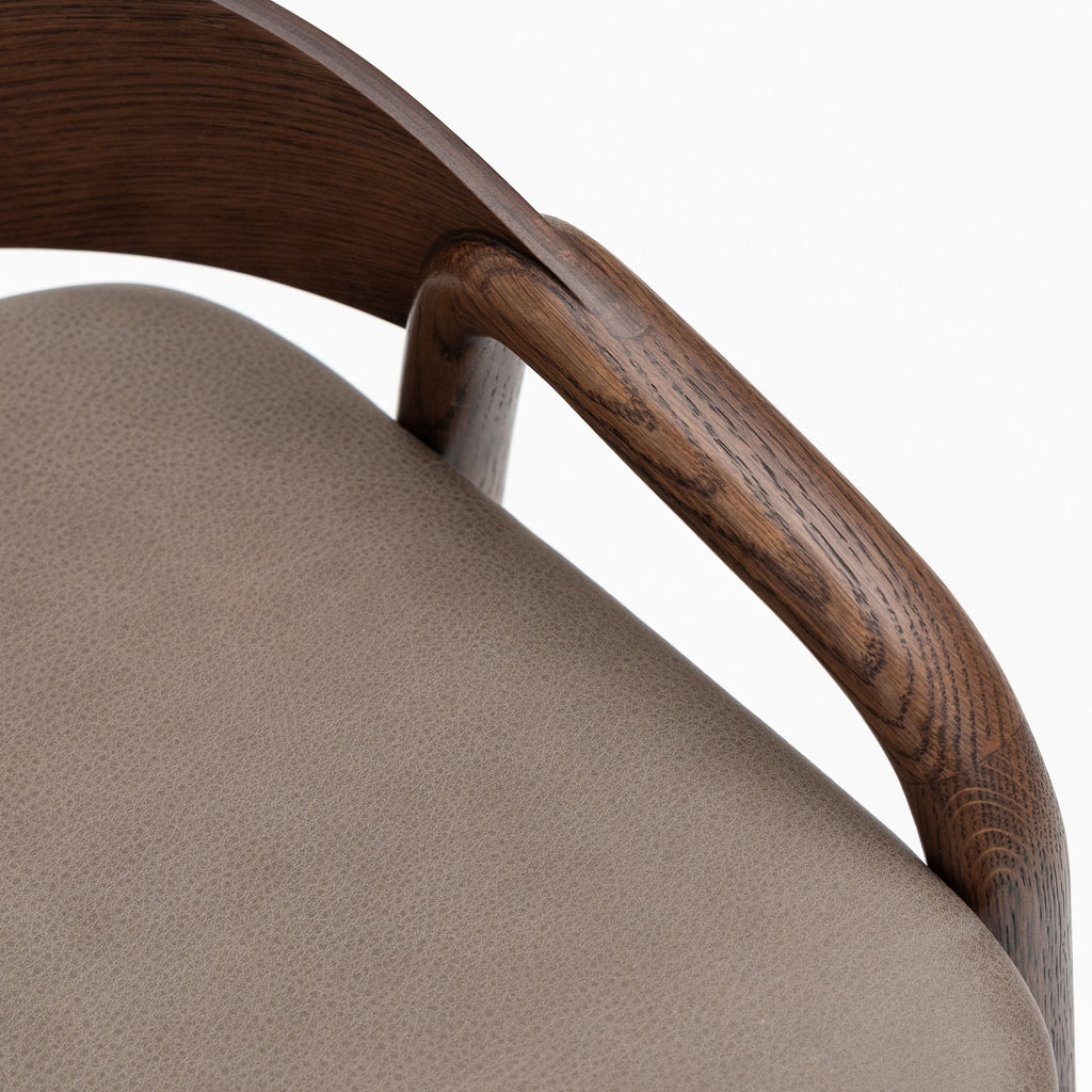 Inlay Counter Chair - Espresso Oak & Montana Anvil