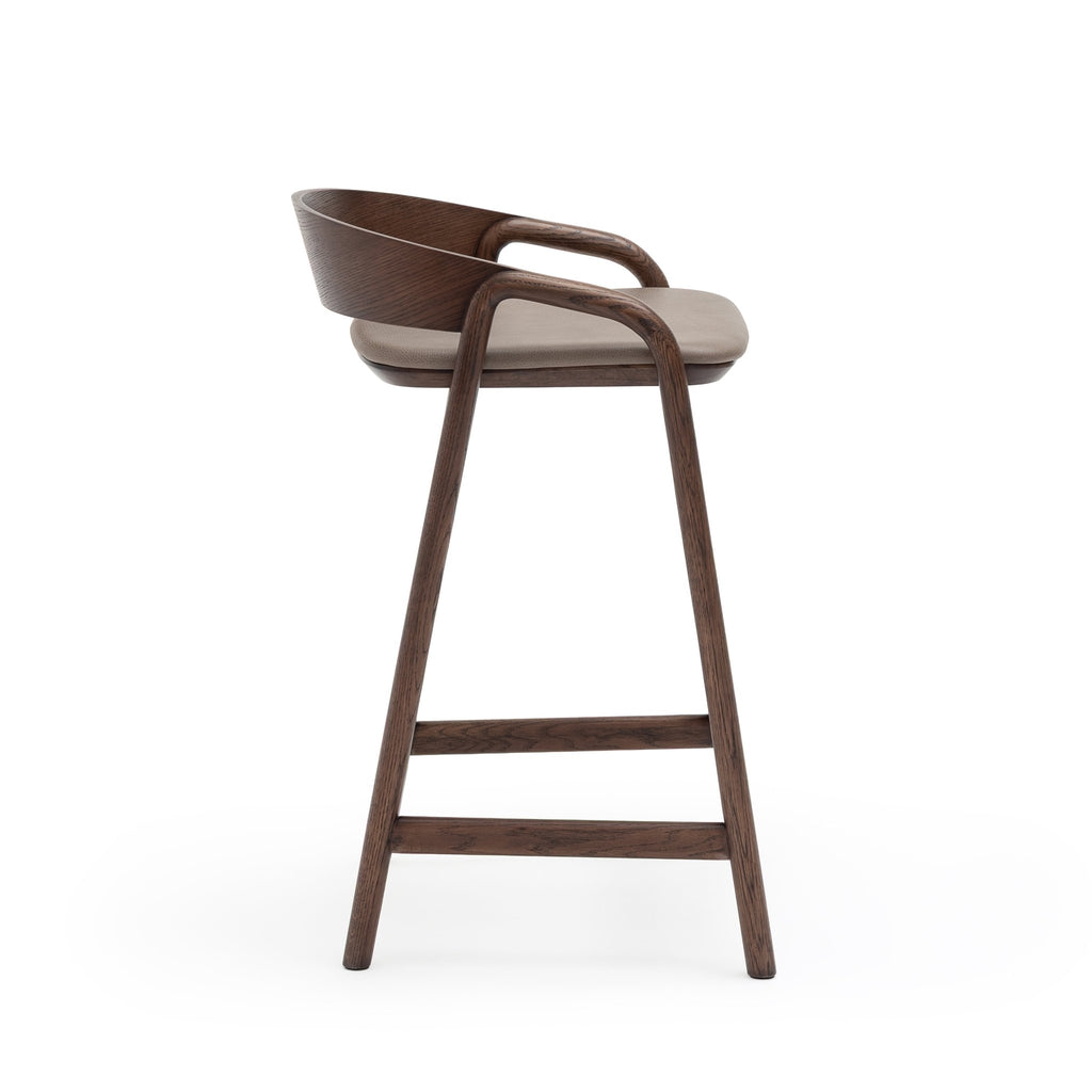Inlay Counter Chair - Espresso Oak & Montana Anvil
