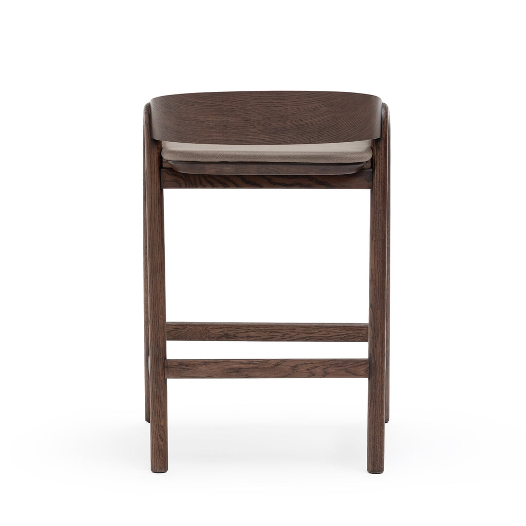 Inlay Counter Chair - Espresso Oak & Montana Anvil