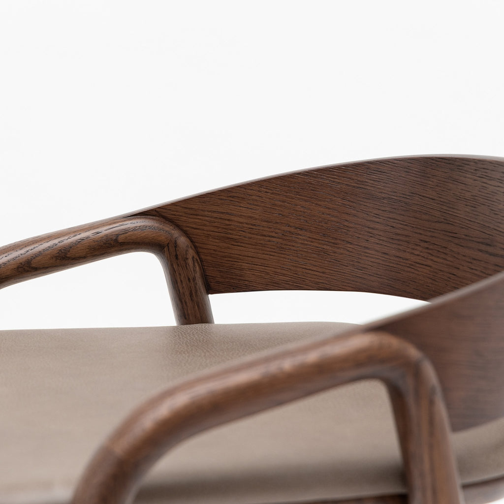 Inlay Counter Chair - Espresso Oak & Montana Anvil