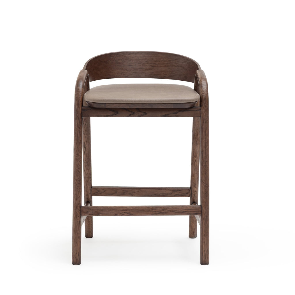 Inlay Counter Chair - Espresso Oak & Montana Anvil