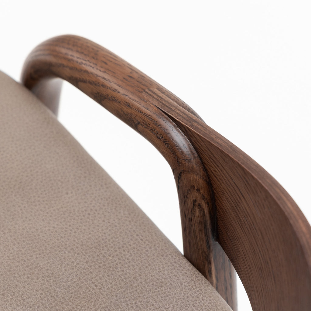 Inlay Counter Chair - Espresso Oak & Montana Anvil