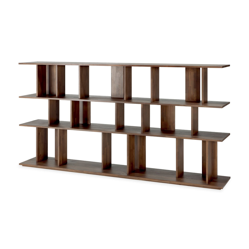 Irregular Rack - Varnished Teak - Brown - Loom Collection