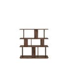 Irregular Rack - Varnished Teak - Brown - Shelving Ethnicraft Loom Collection Dubai