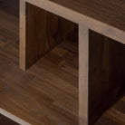Irregular Rack - Varnished Teak - Brown - Shelving Ethnicraft Loom Collection Dubai