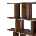 Irregular Rack - Varnished Teak - Brown - Shelving Ethnicraft Loom Collection Dubai