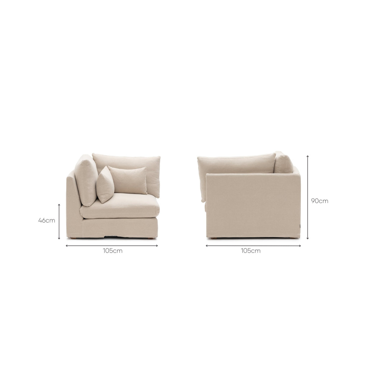 Island Corner - Flanders Coast - Sofas Tolv Loom Collection Dubai
