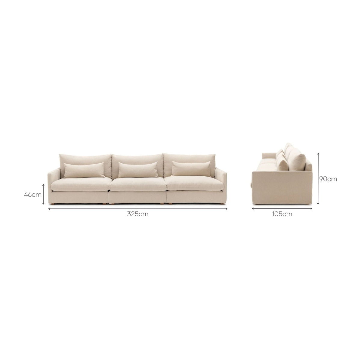 Island Modular Sofa - Flanders Coast - Sofas Tolv Loom Collection Dubai