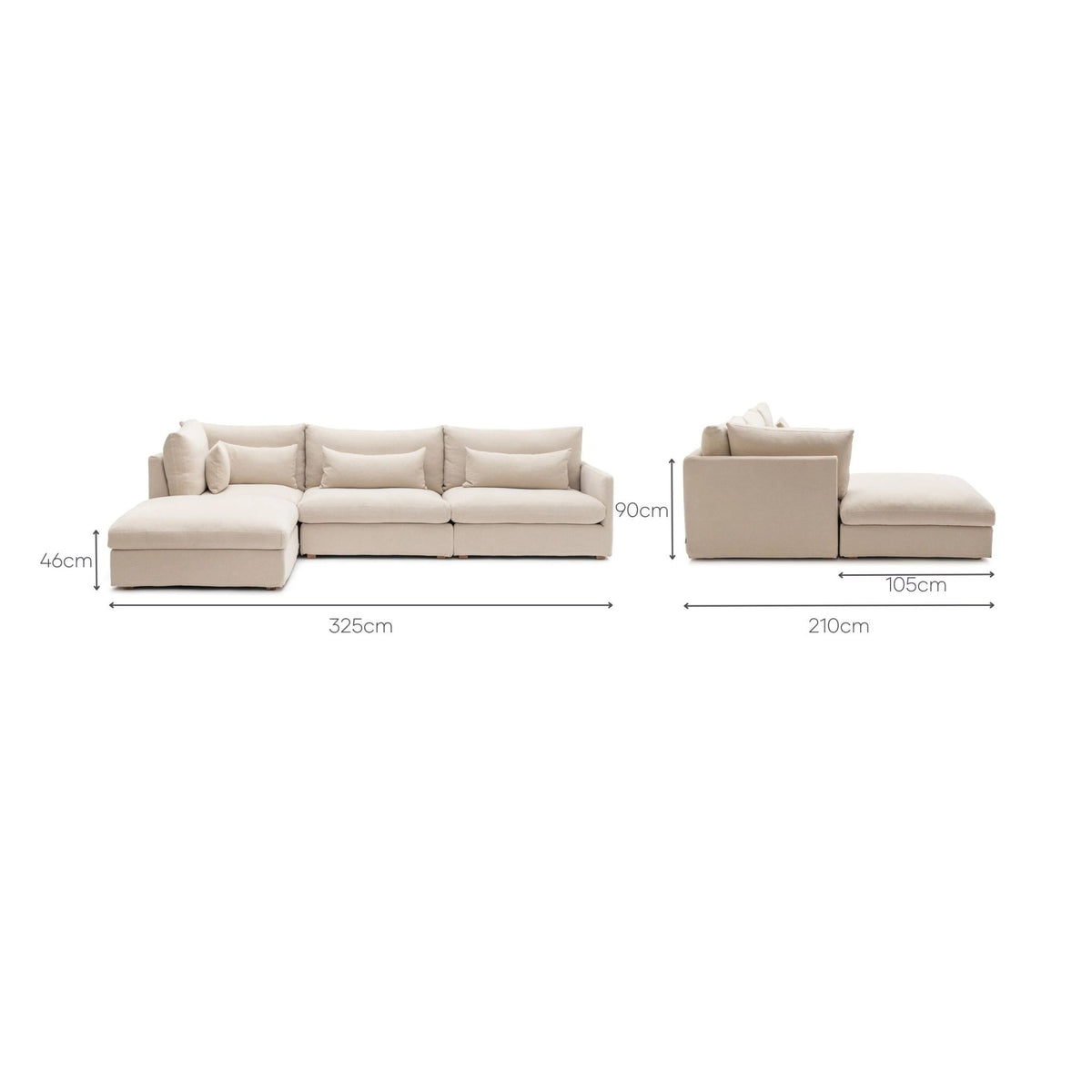 Island Sofa 4 Modules - Flanders Coast - Sofas Tolv Loom Collection Dubai