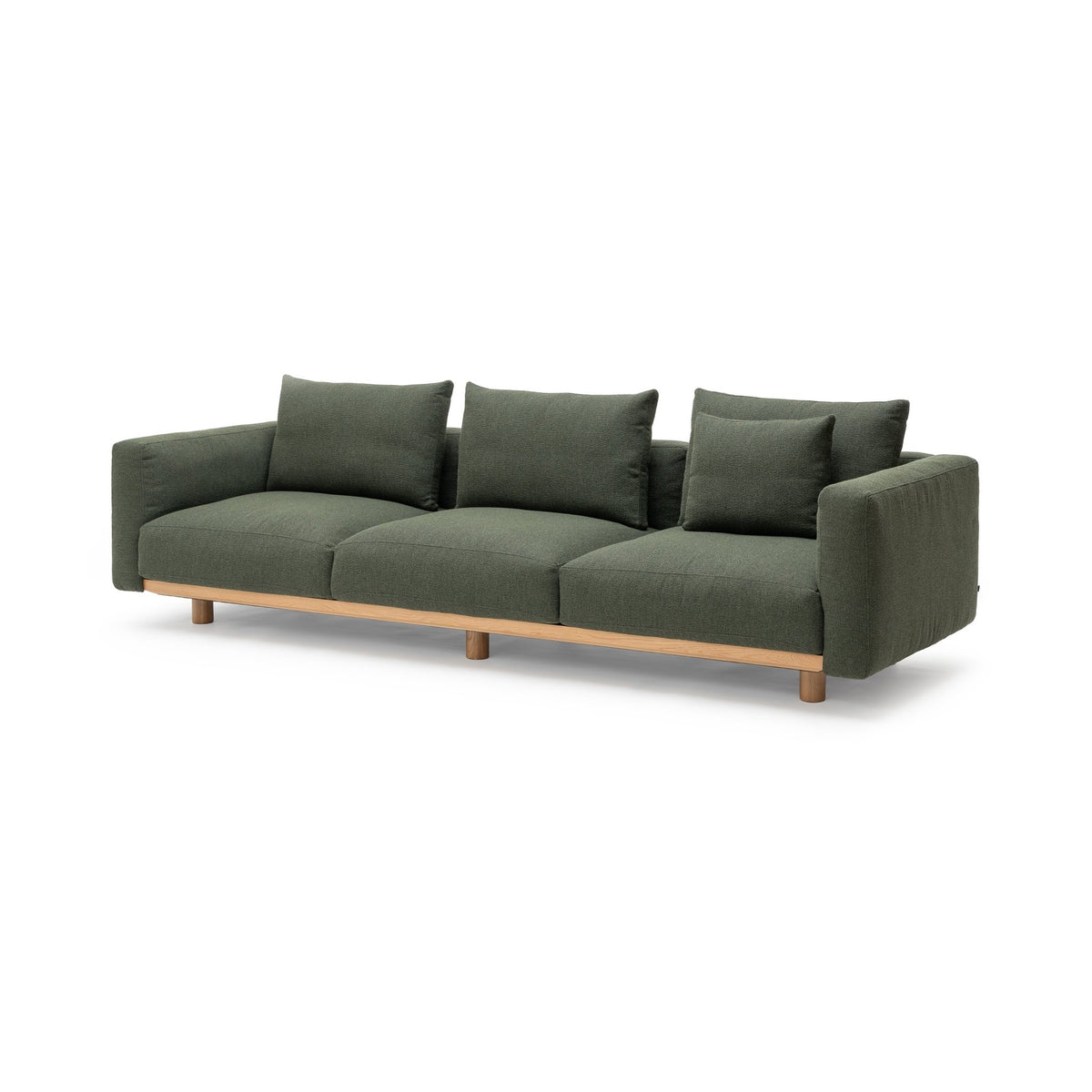 Islet 300 Sofa - Light Oak & Seaweed