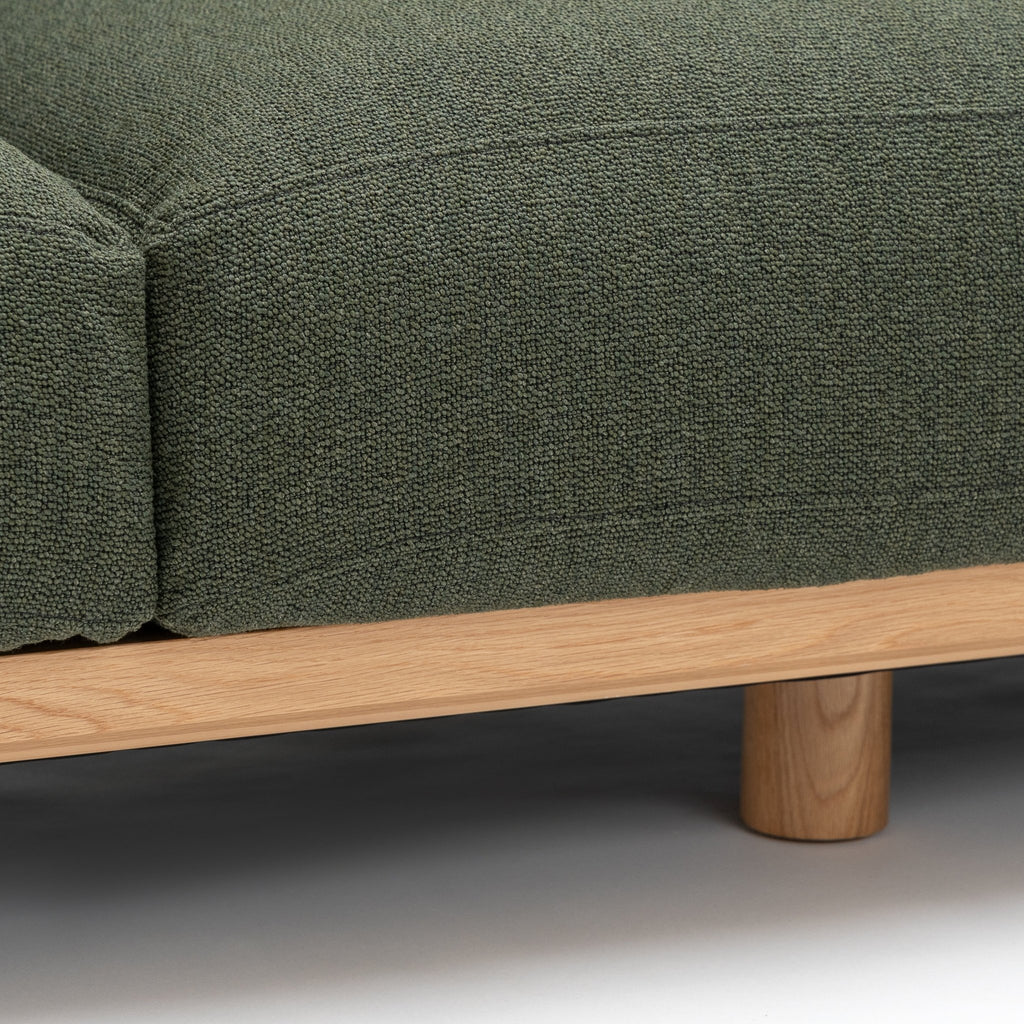 Islet 300 Sofa - Light Oak & Seaweed