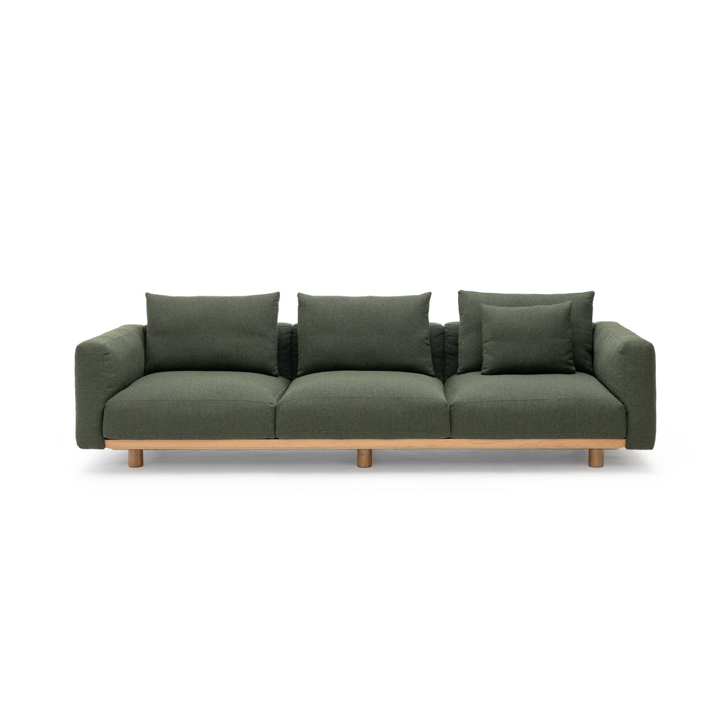 Islet 300 Sofa - Light Oak & Seaweed