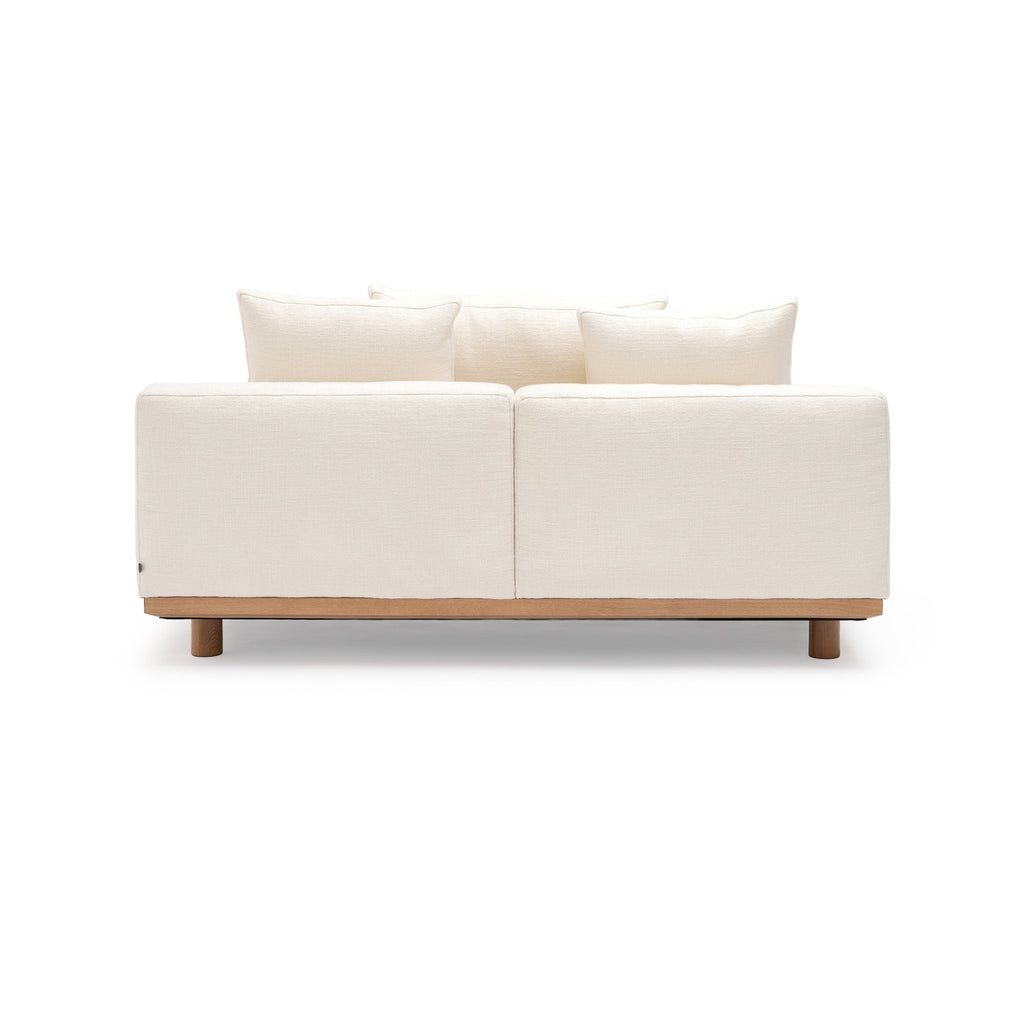 Islet Armless - Light Oak & Cobbler Panna Cotta