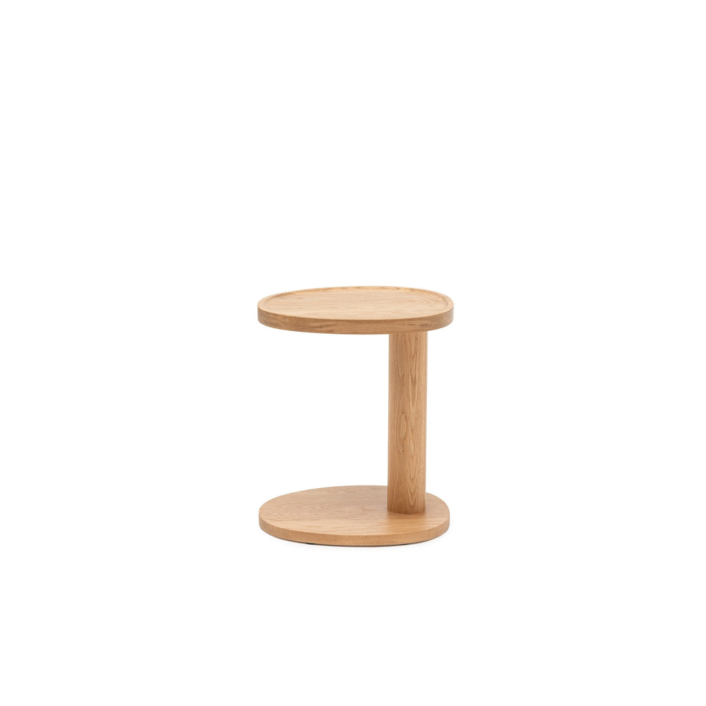 Islet Side Table - Light Oak - Side Tables Tolv Loom Collection Dubai