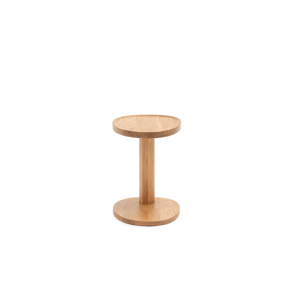 Islet Side Table - Light Oak - Side Tables Tolv Loom Collection Dubai