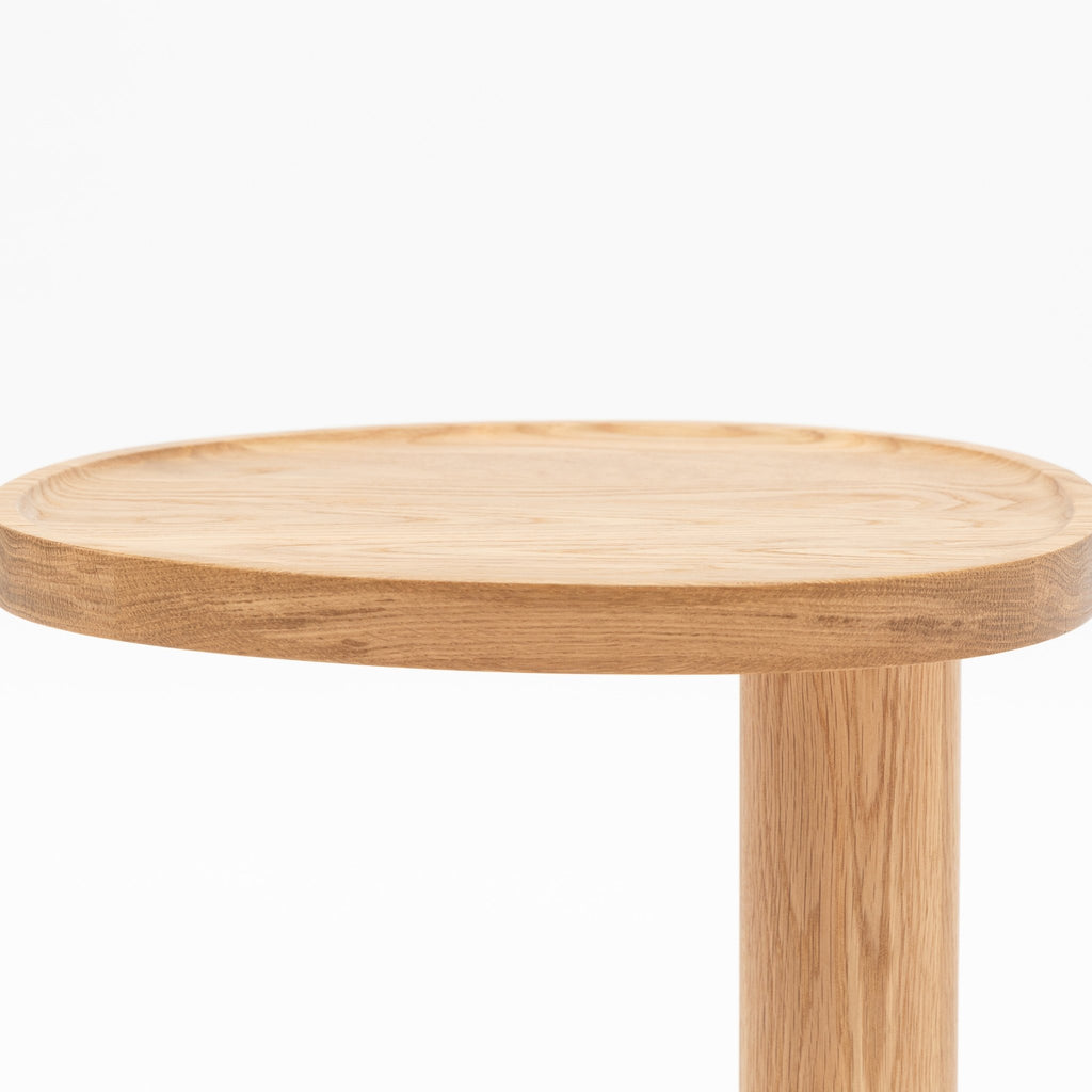 Islet Side Table - Light Oak - Side Tables Tolv Loom Collection Dubai