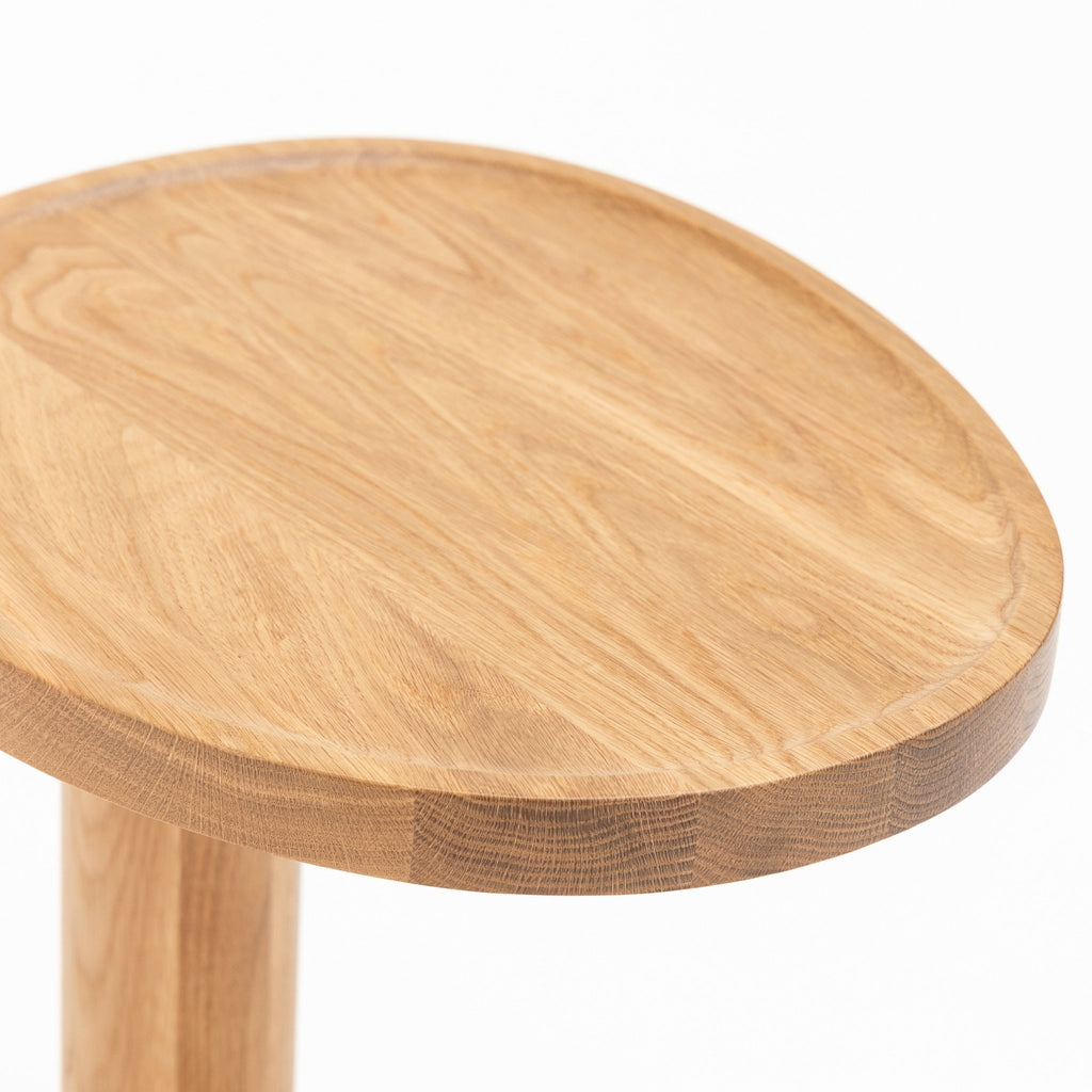 Islet Side Table - Light Oak - Side Tables Tolv Loom Collection Dubai