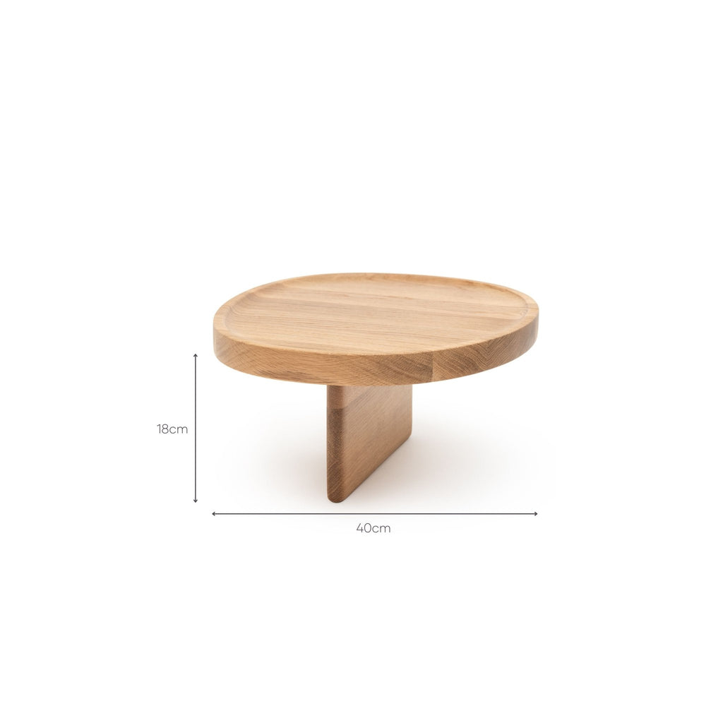 Islet Tray Table - Light Oak - Trays Tolv Loom Collection Dubai