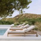 Jack Outdoor Adjustable Lounger - Off White