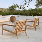 Jack Outdoor Lounge Chair - Off White - Outdoor Occasional Chairs Ethnicraft Loom Collection Dubai