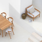 Jack Outdoor Lounge Chair - Off White - Outdoor Occasional Chairs Ethnicraft Loom Collection Dubai