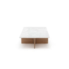 Jaunt 150 Rectangular Coffee Table - Blonde Oak & Bianca Carrara - Coffee Tables Tolv Loom Collection Dubai