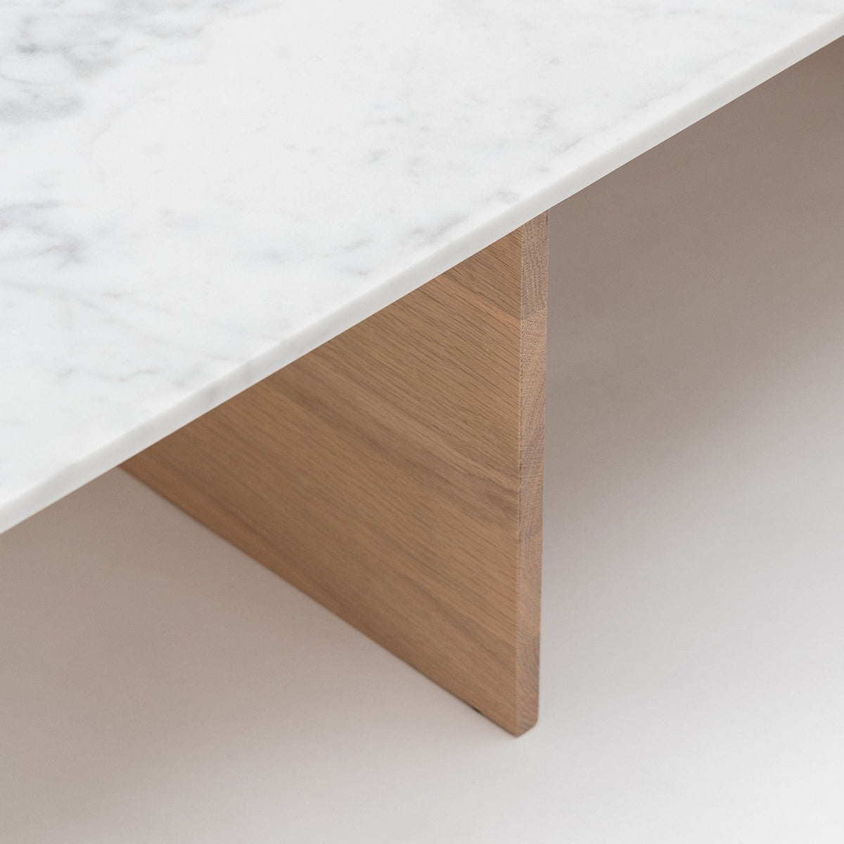 Jaunt 150 Rectangular Coffee Table - Blonde Oak & Bianca Carrara - Coffee Tables Tolv Loom Collection Dubai