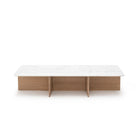 Jaunt 150 Rectangular Coffee Table - Blonde Oak & Bianca Carrara - Coffee Tables Tolv Loom Collection Dubai