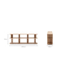 Jaunt Shelf Low - Blonde Oak - Shelving Tolv Loom Collection Dubai