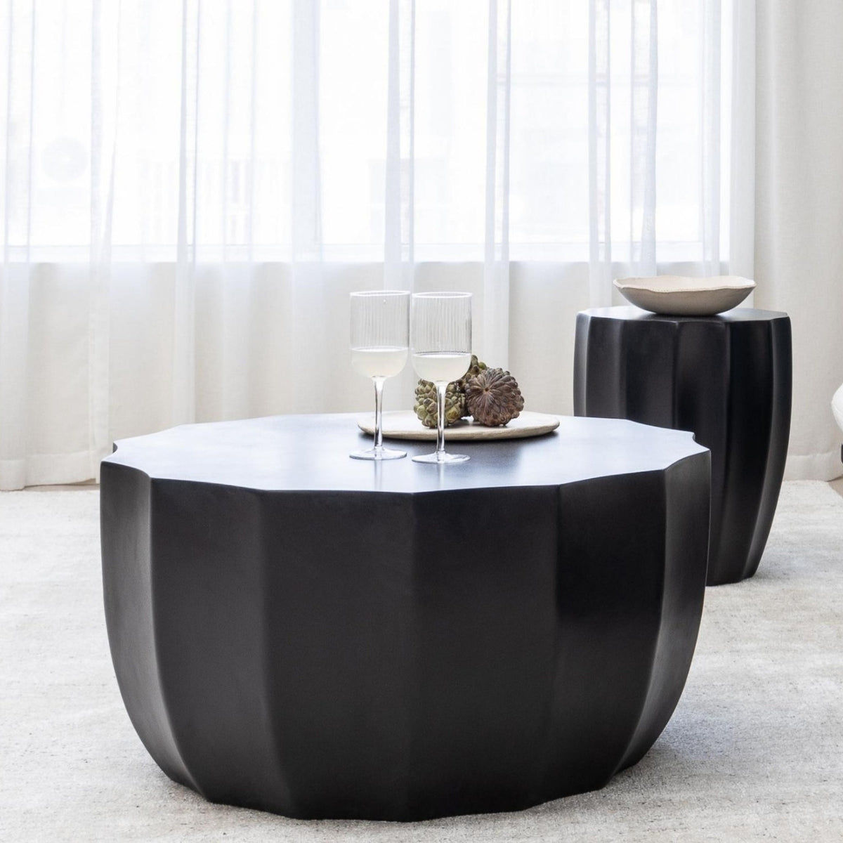 Joy Coffee Table - Black - Coffee Tables Loom Collection Loom Collection Dubai