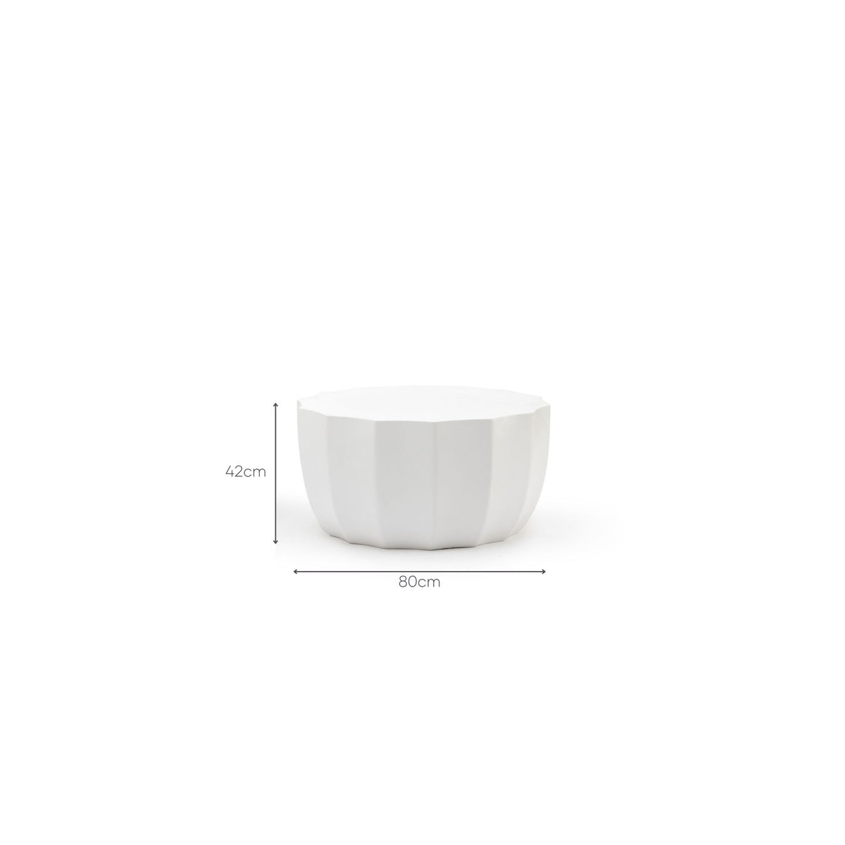 Joy Coffee Table - Chalk - Coffee Tables Loom Collection Loom Collection Dubai