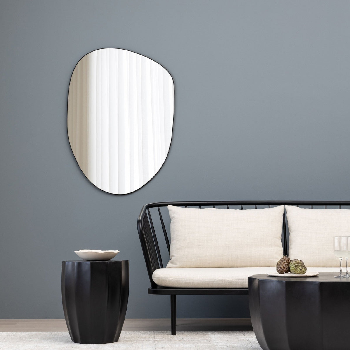 Joy Stool - Black - Side Tables Loom Collection Loom Collection Dubai