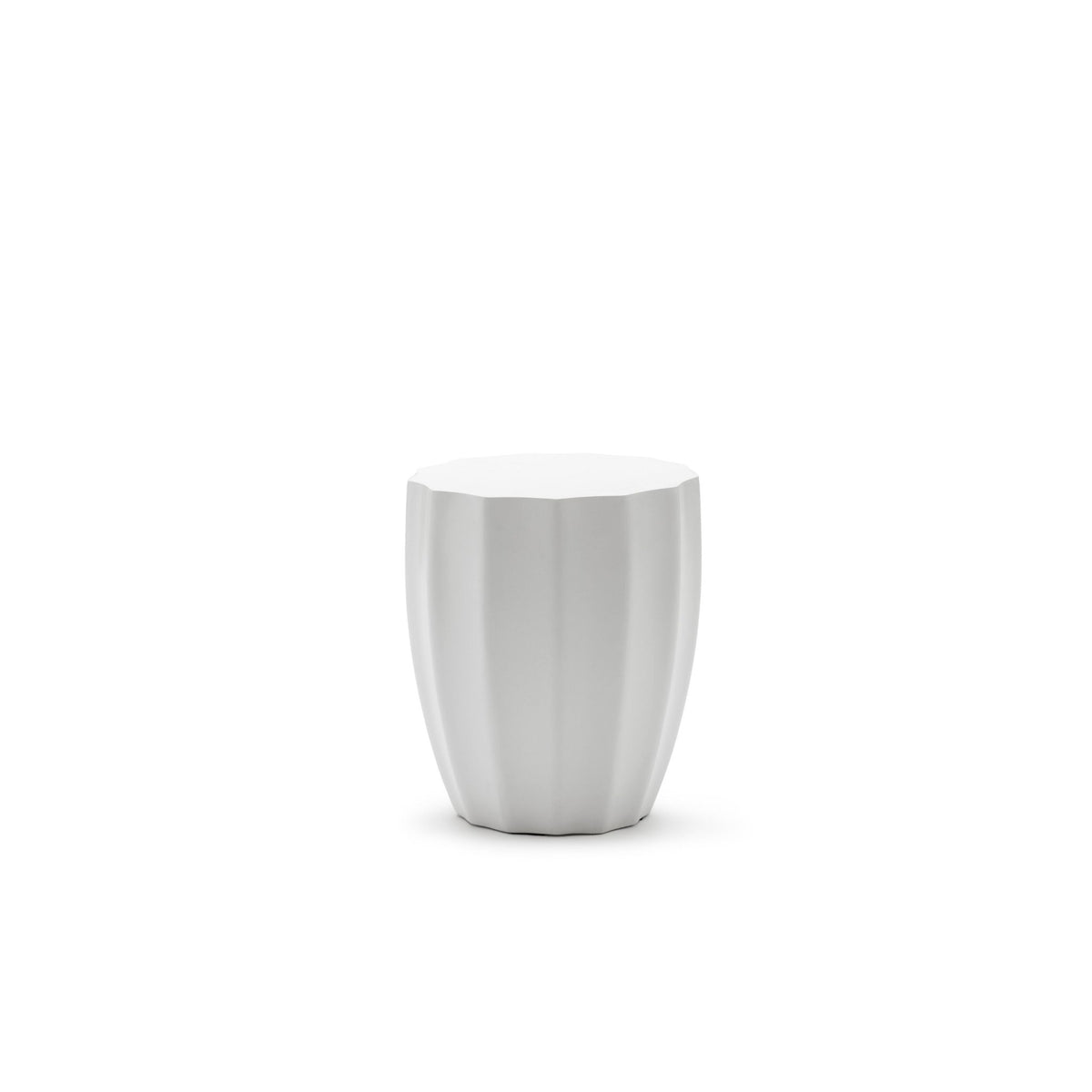 Joy Stool - Chalk - Side Tables Loom Collection Loom Collection Dubai