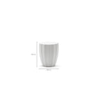 Joy Stool - Chalk - Side Tables Loom Collection Loom Collection Dubai