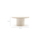 Sorento Round Dining Table - Sand